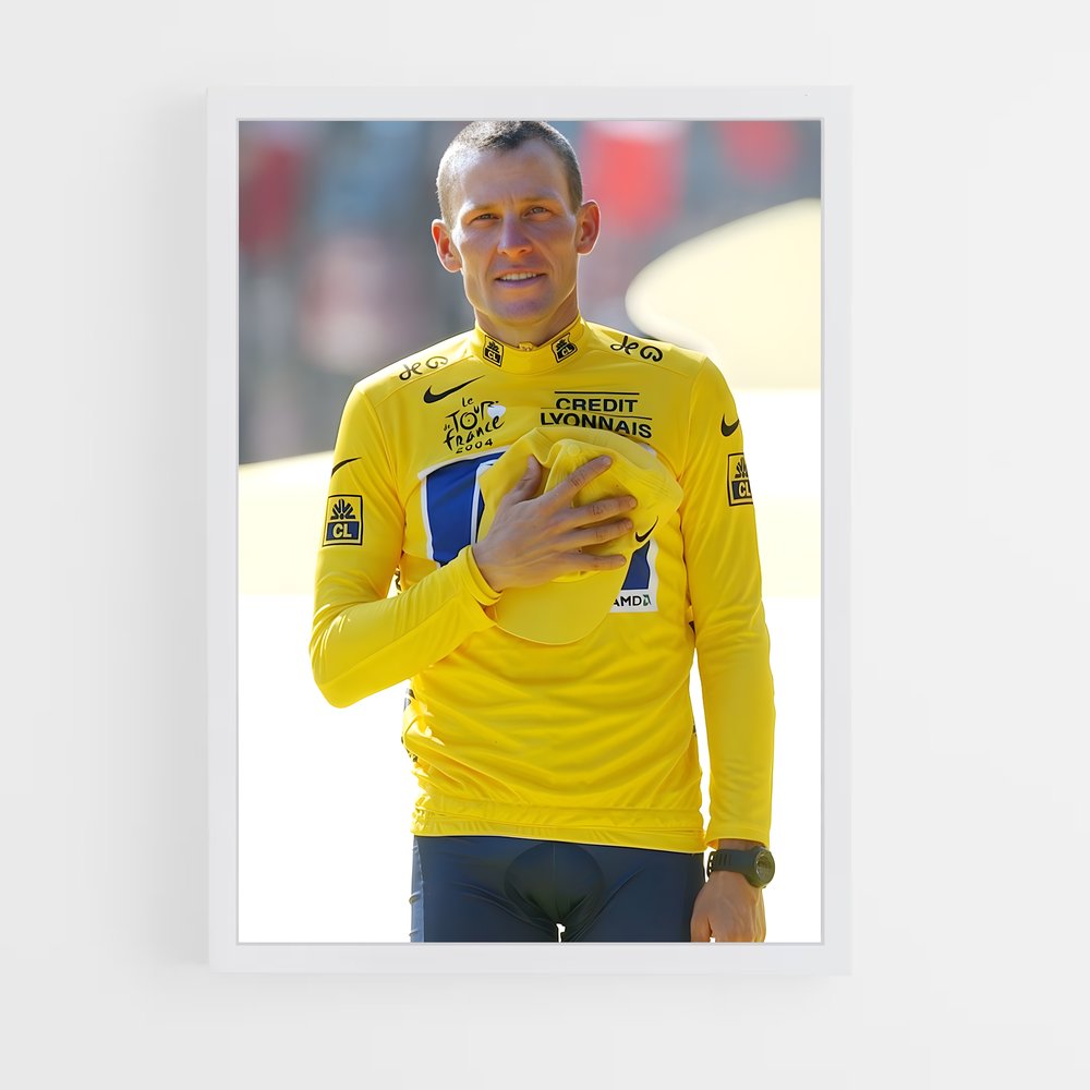 Poster Yellow Jersey Hero – affiche Cyclisme (vue 3)